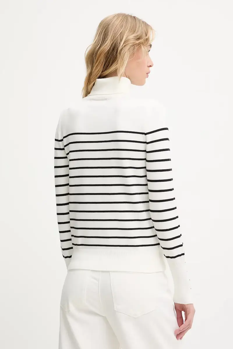 maglione in cashemire donna colore beige miniatura 3