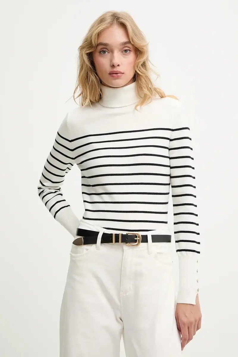 maglione in cashemire donna colore beige miniatura 4