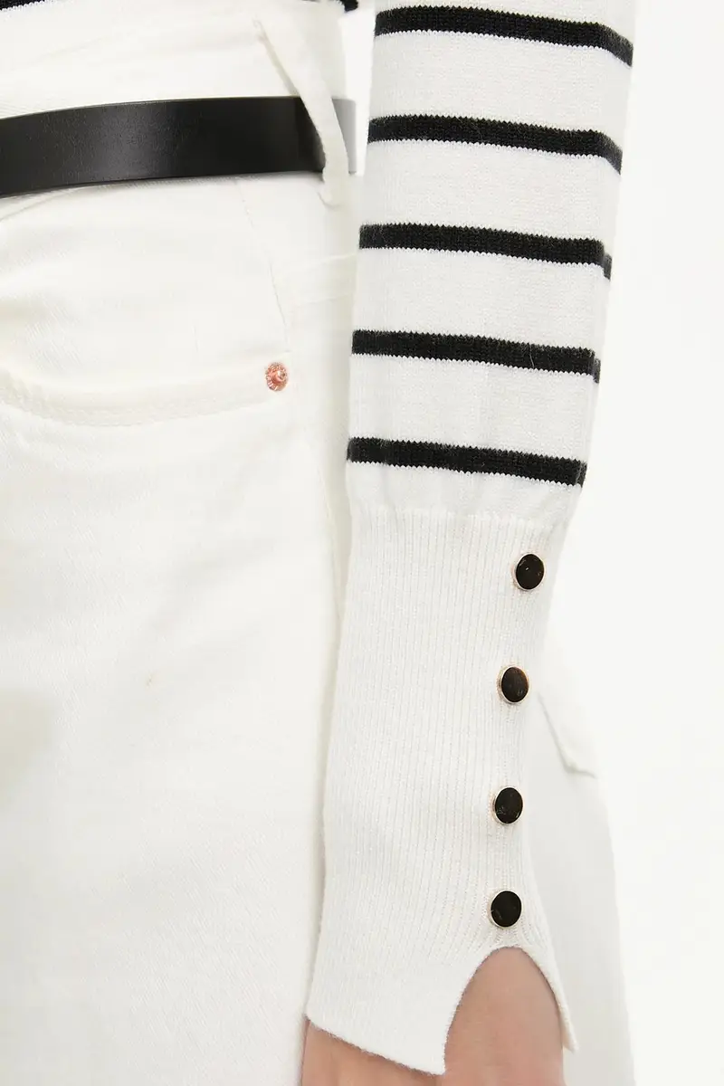 maglione in cashemire donna colore beige miniatura 5