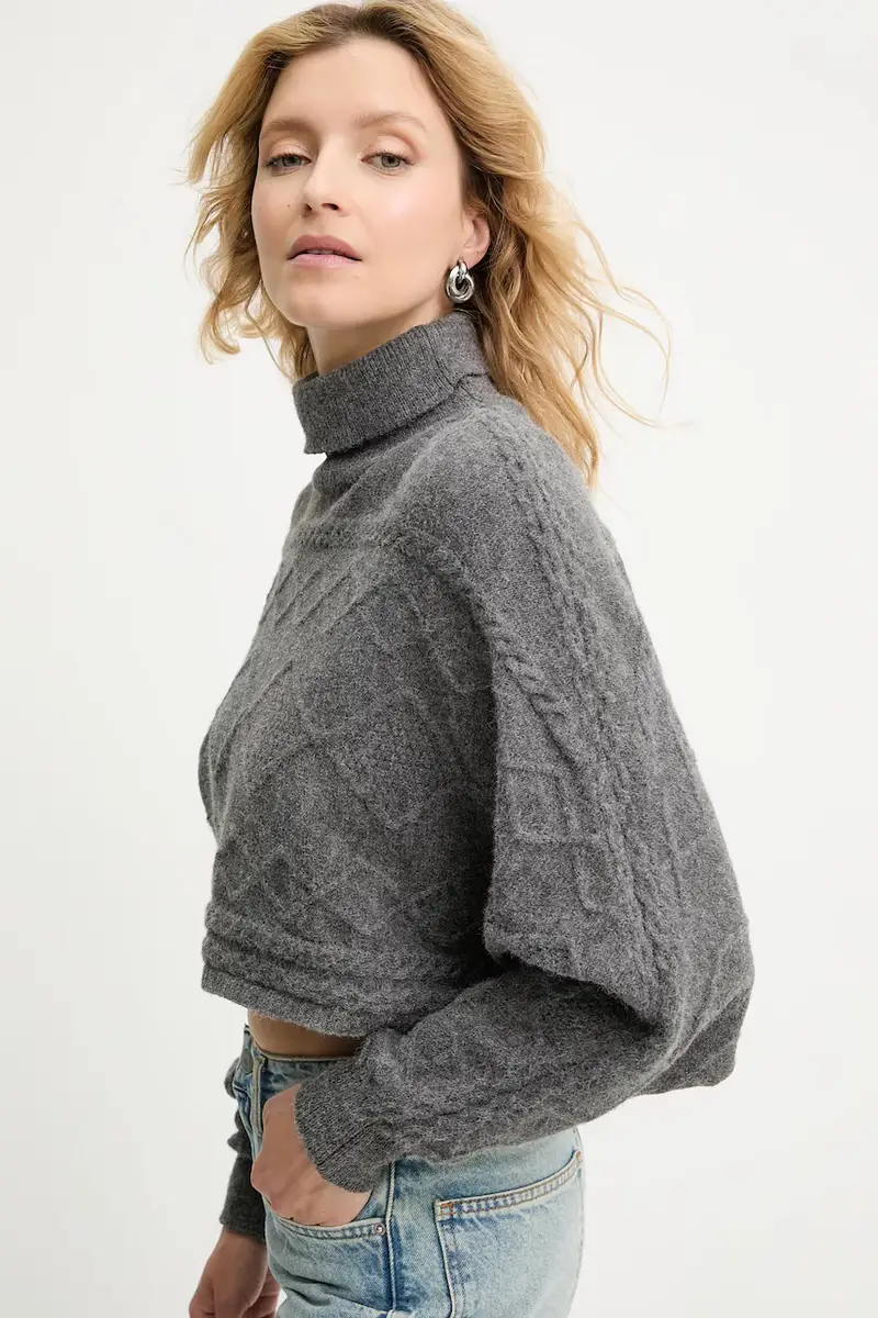 maglione in cashemire donna colore grigio