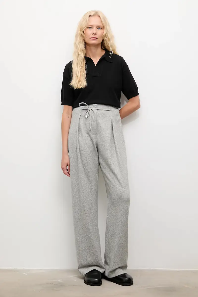 maglione in cashemire donna colore nero miniatura 2