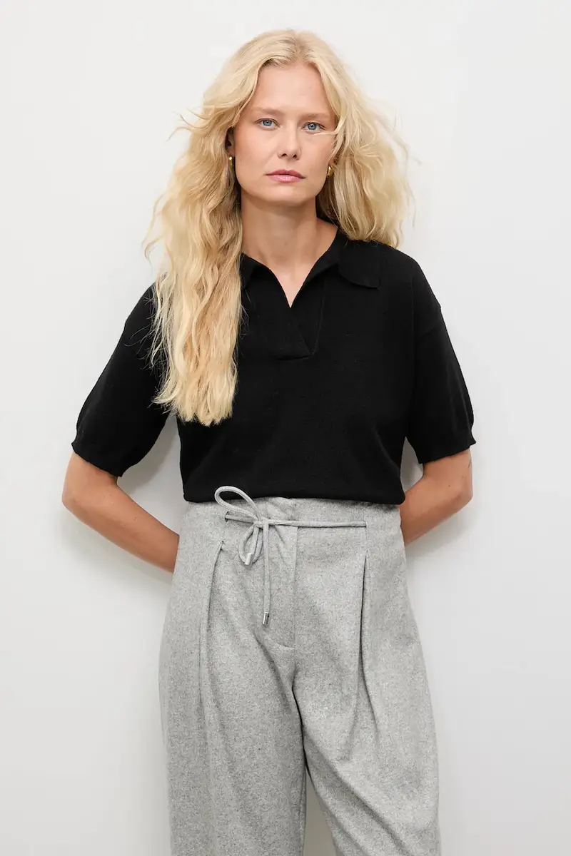 maglione in cashemire donna colore nero