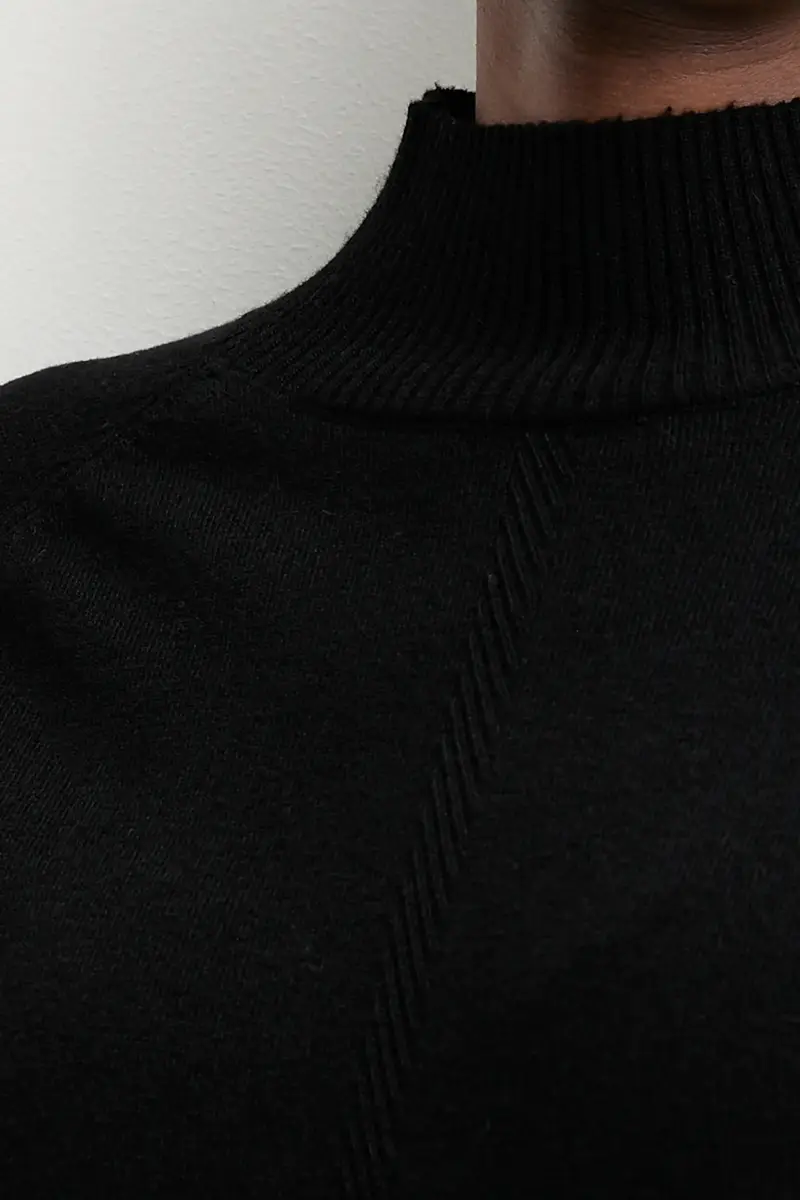 maglione in cashemire donna colore nero miniatura 5