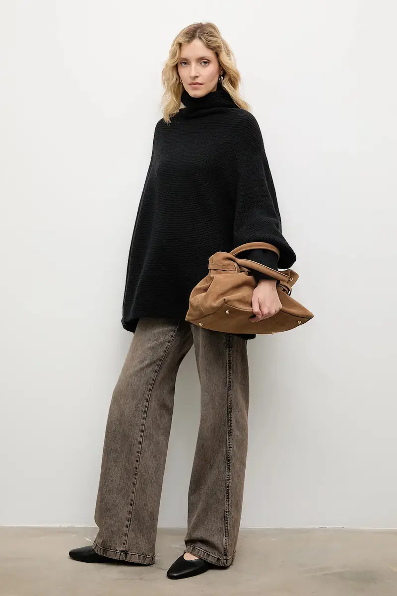 maglione in cashemire donna colore nero