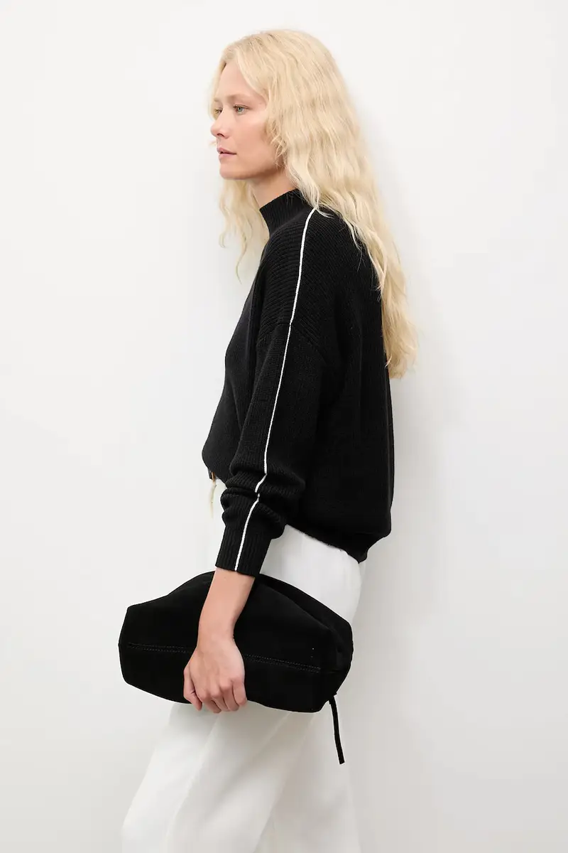 maglione in cashemire donna colore nero