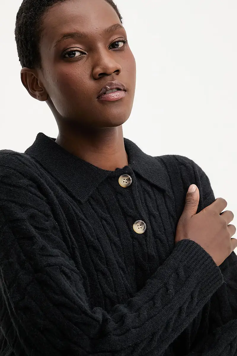 maglione in cashemire donna colore nero