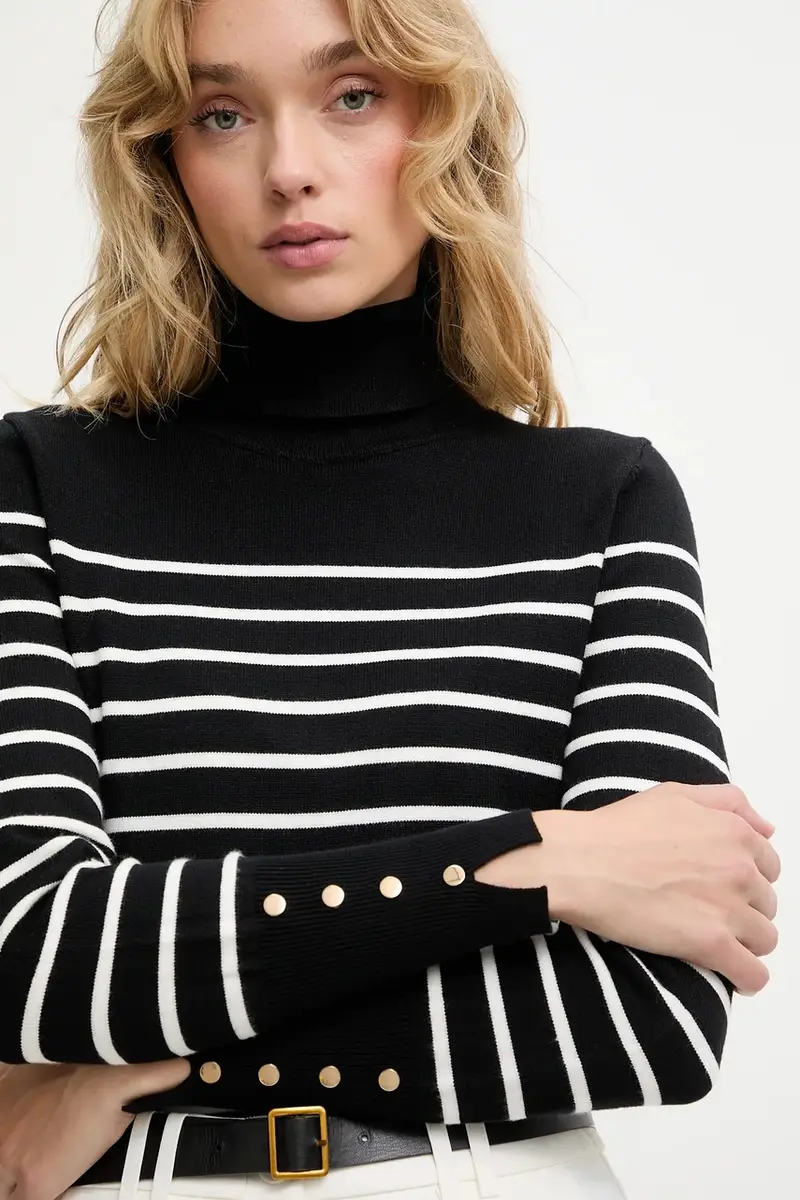 maglione in cashemire donna colore nero miniatura 5