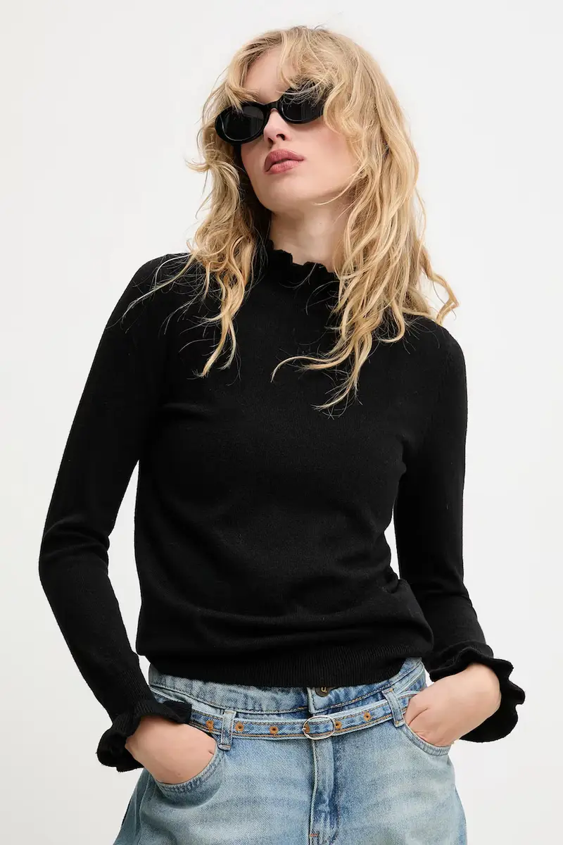 maglione in cashemire donna colore nero