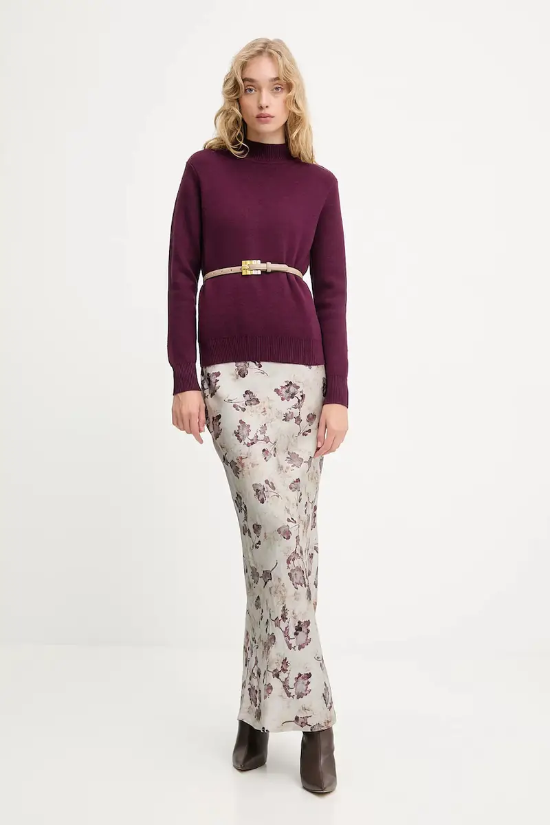 maglione in cashemire Granata miniatura 2