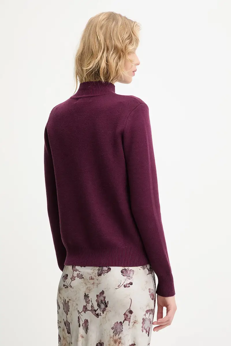 maglione in cashemire Granata miniatura 3