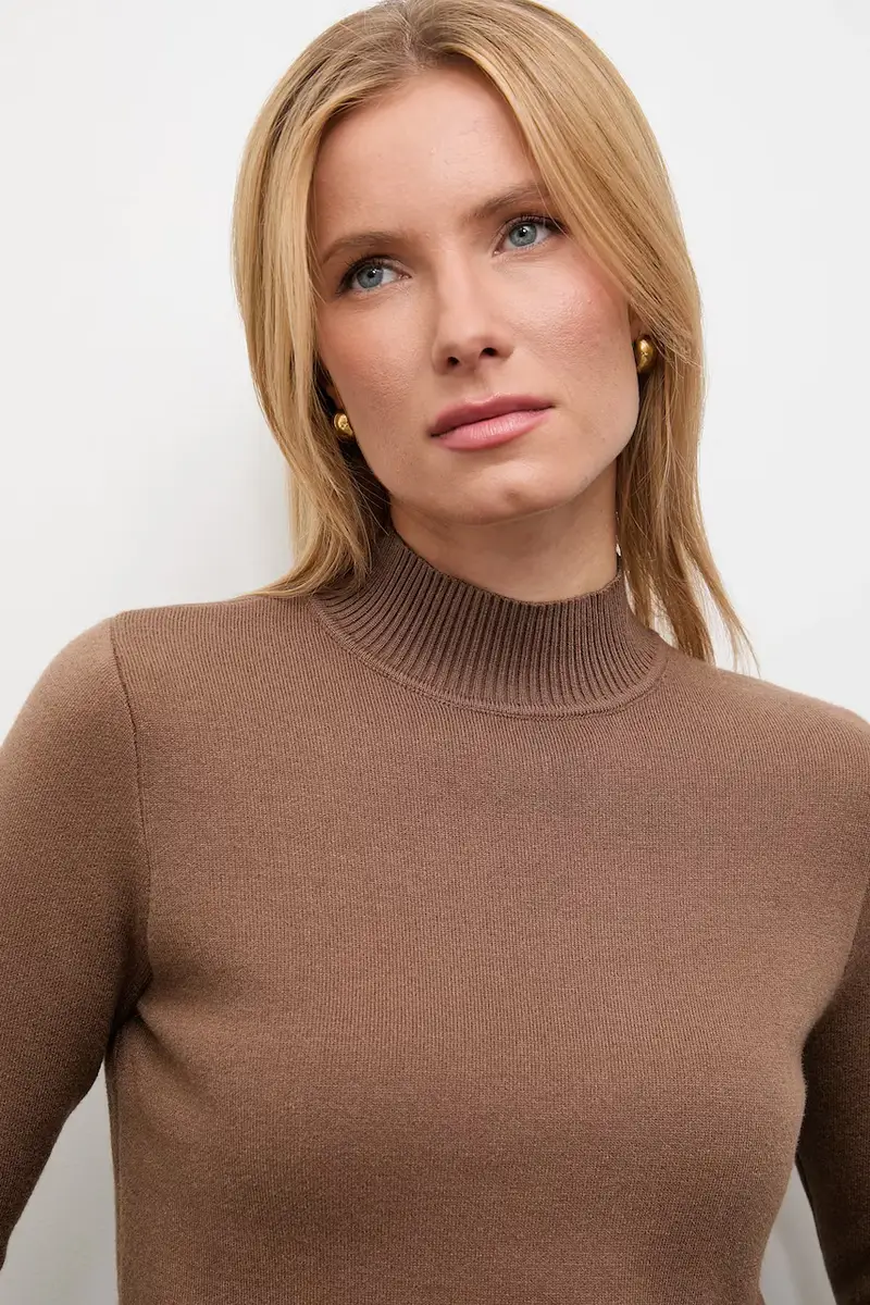 maglione in cashemire Marrone miniatura 5