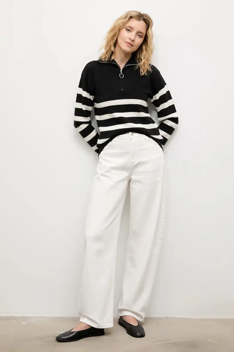 maglione in cashemire Nero miniatura 2