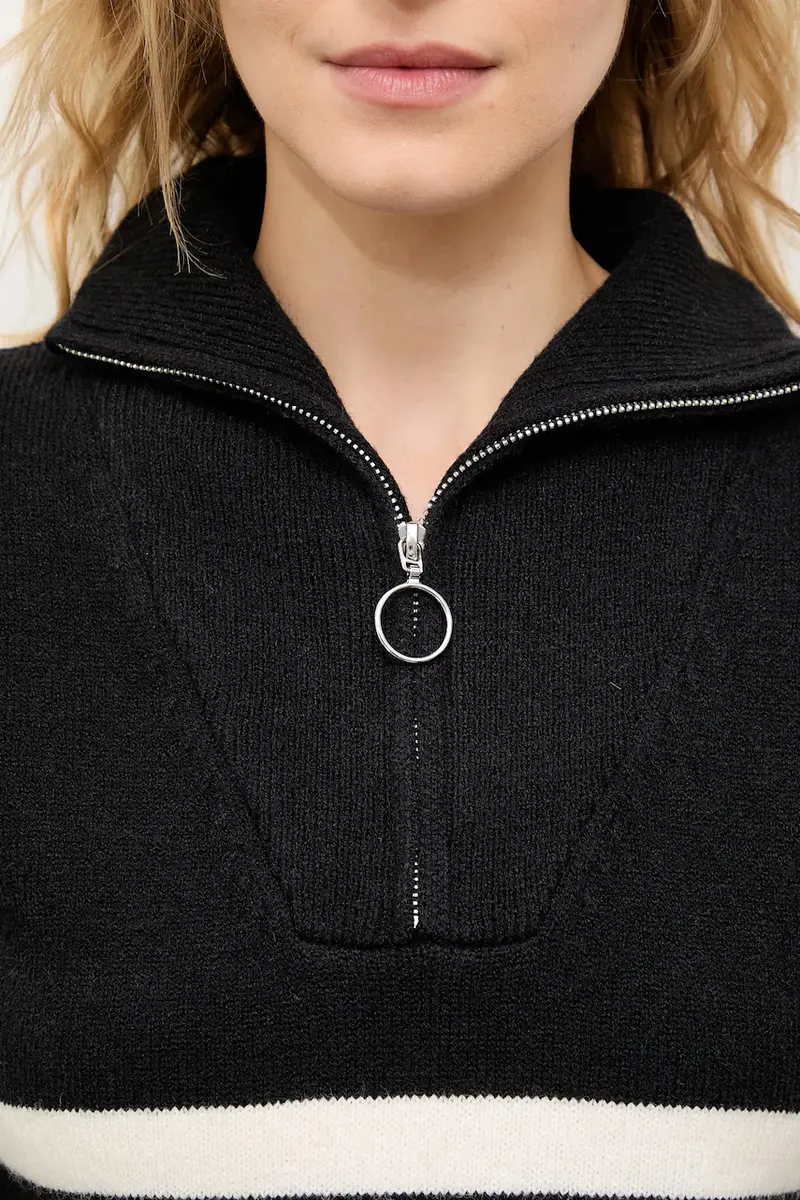 maglione in cashemire Nero miniatura 5