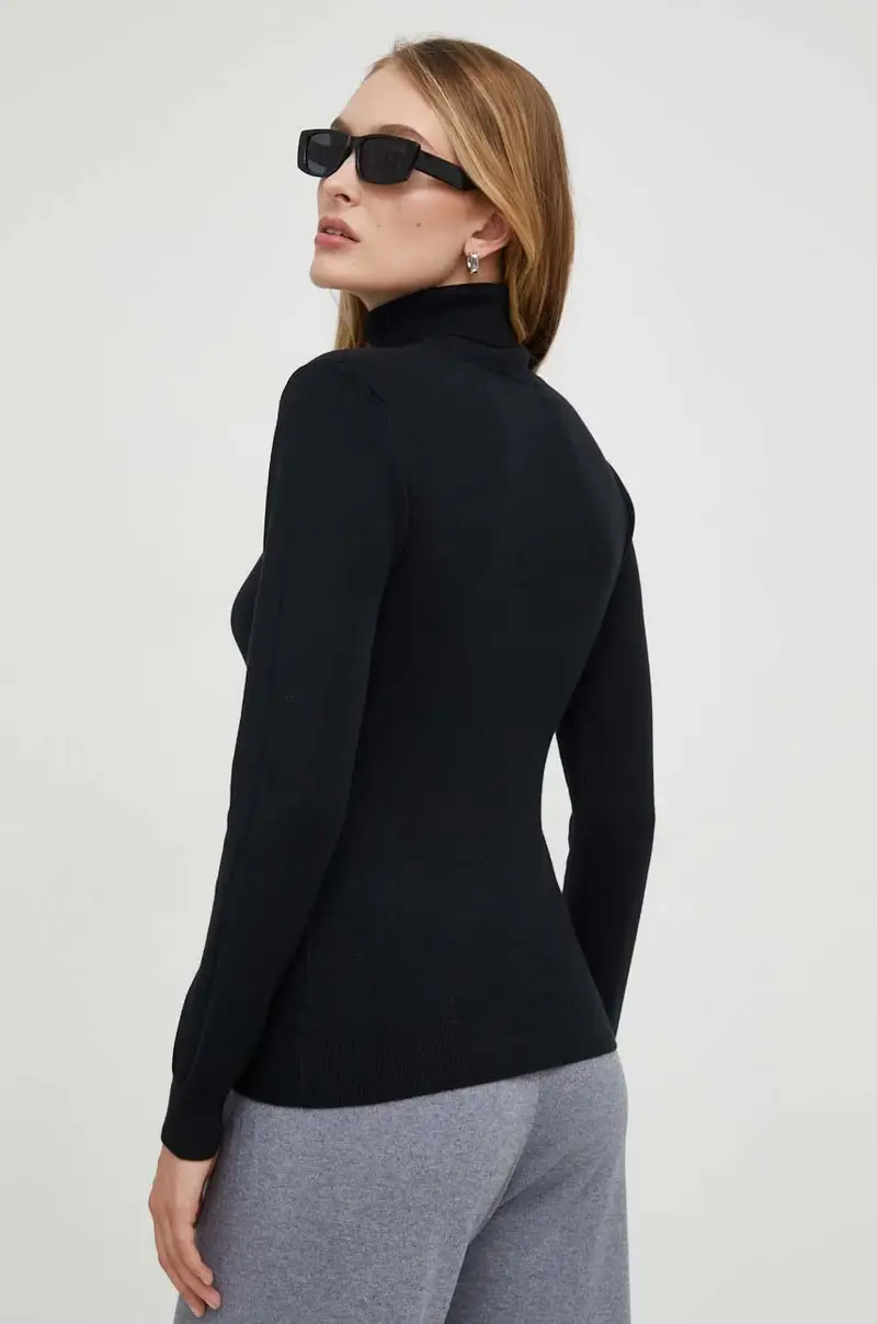 maglione in cashemire Nero miniatura 3