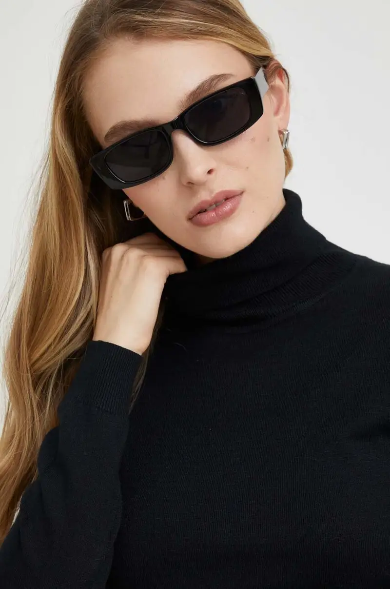 maglione in cashemire Nero miniatura 4