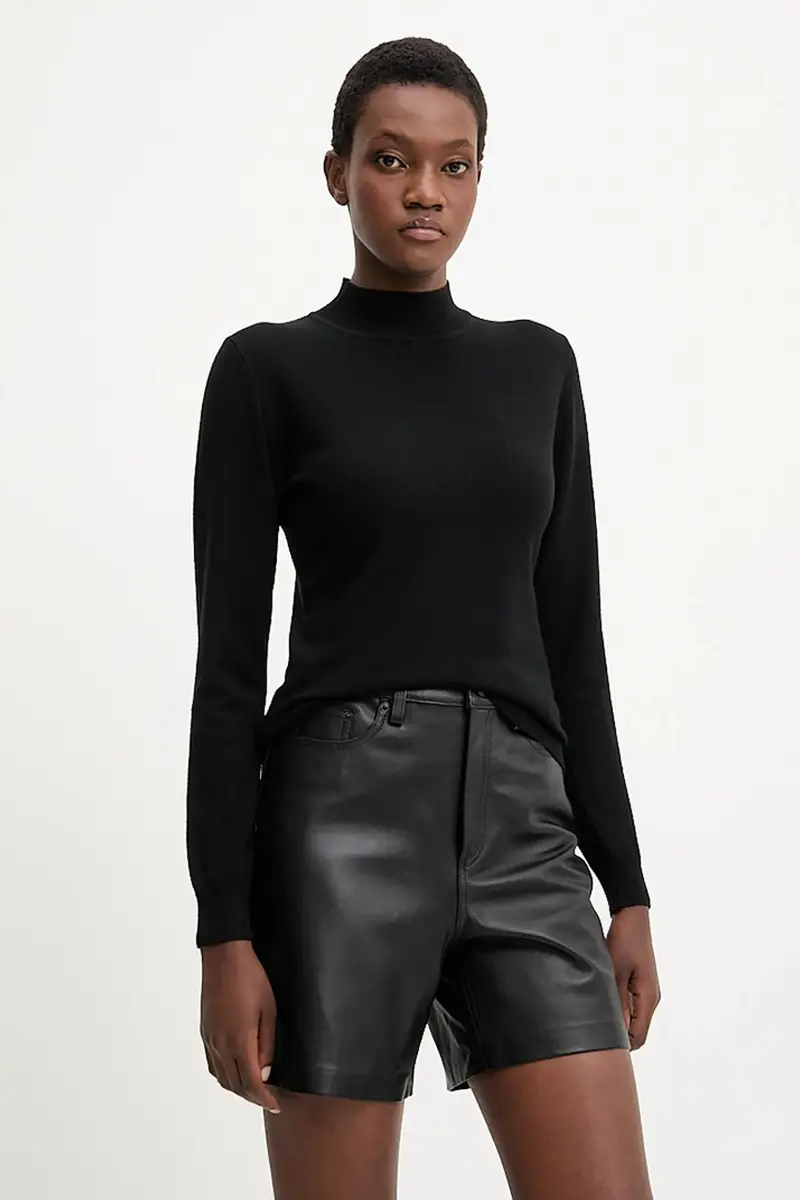 maglione in cashemire Nero miniatura 2