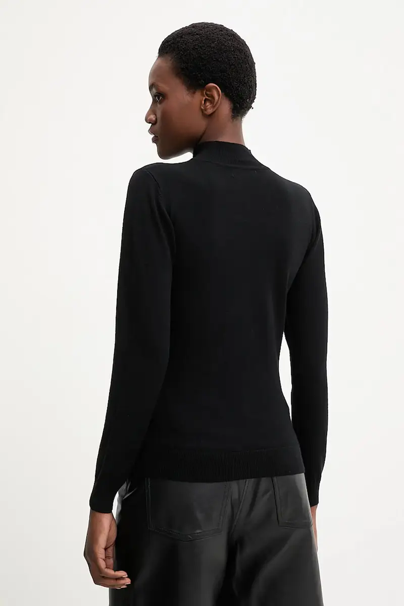 maglione in cashemire Nero miniatura 4