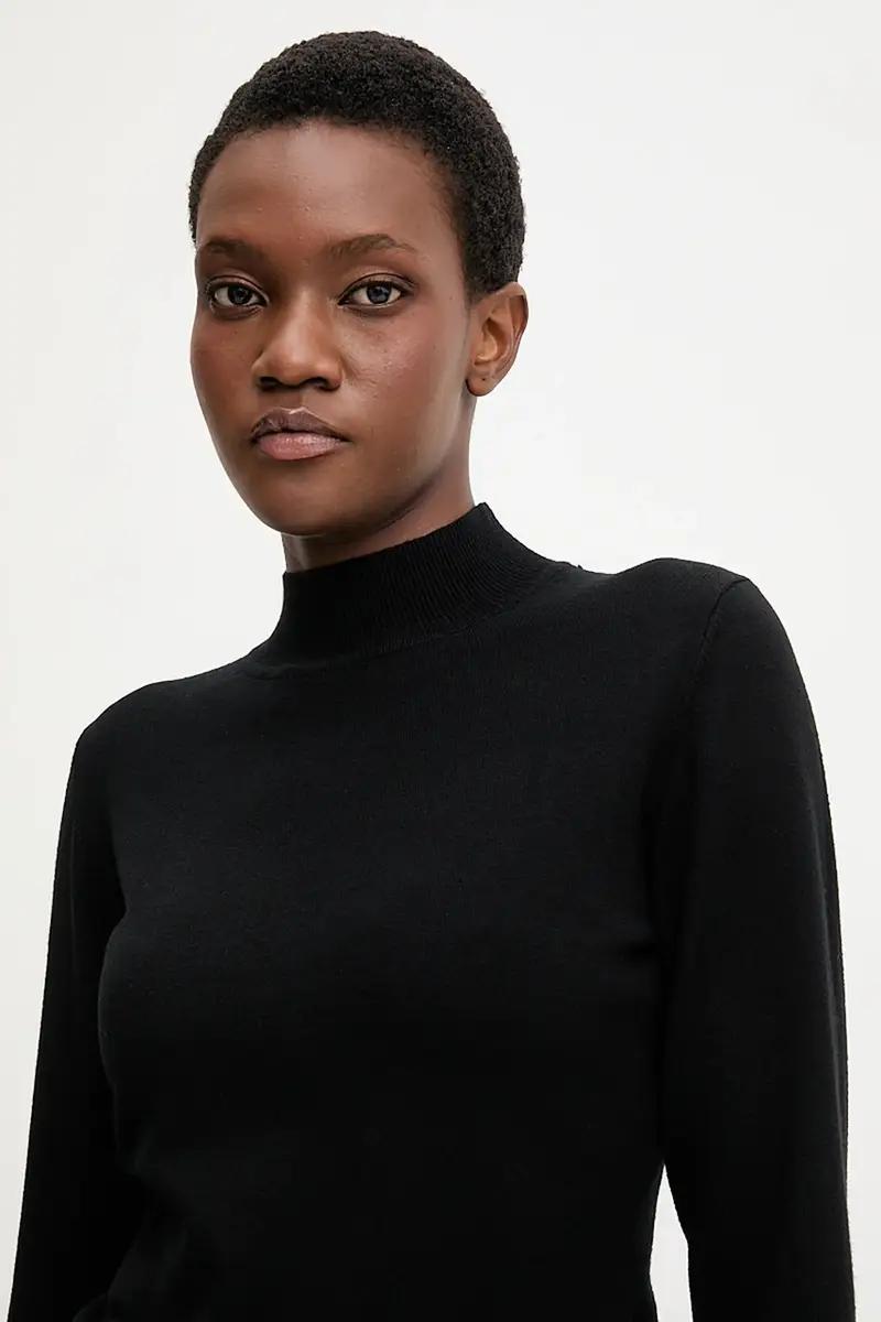 maglione in cashemire Nero miniatura 5