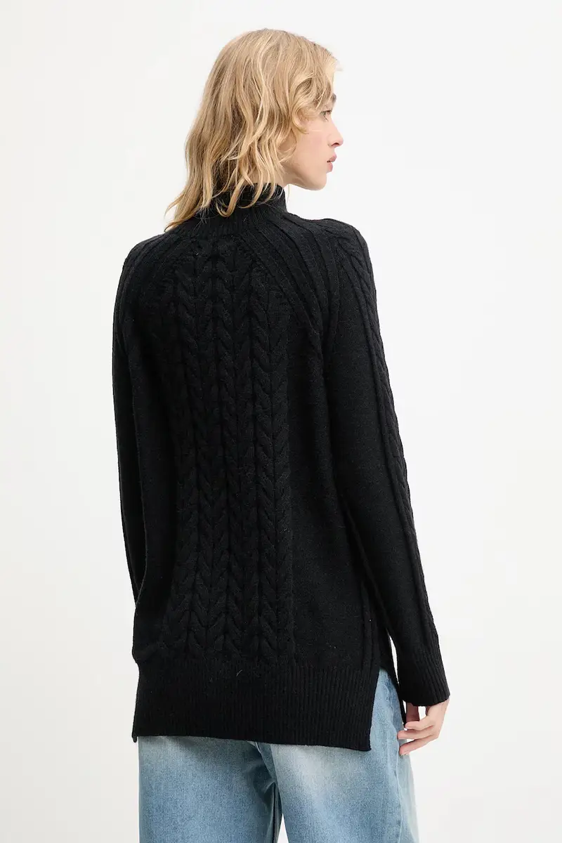 maglione in cashemire Nero miniatura 3