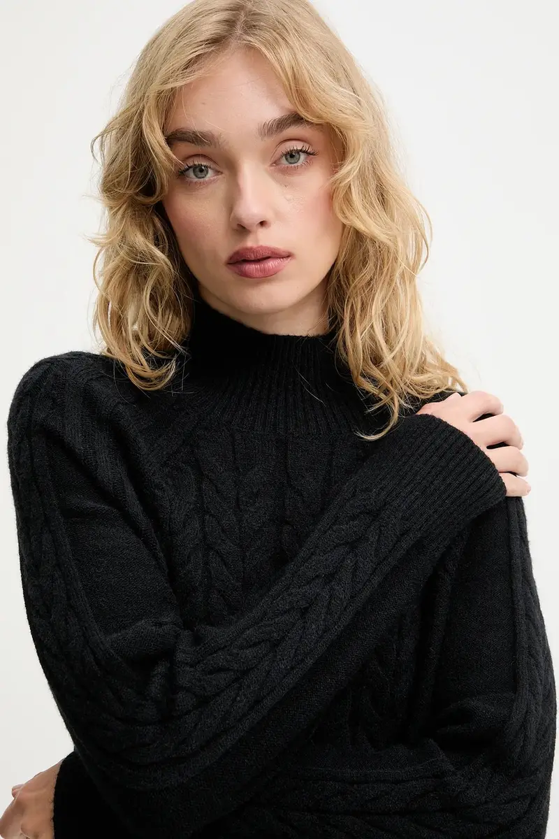 maglione in cashemire Nero miniatura 4