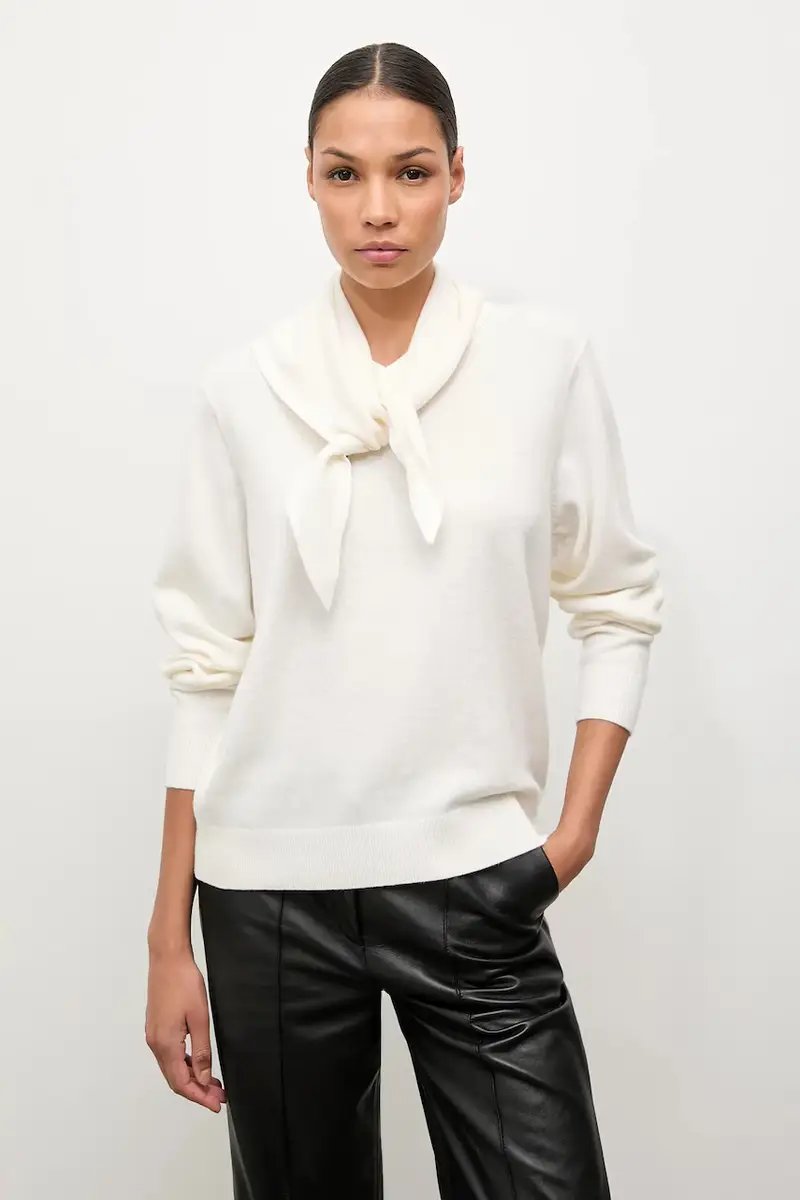 maglione in lana Beige miniatura 2