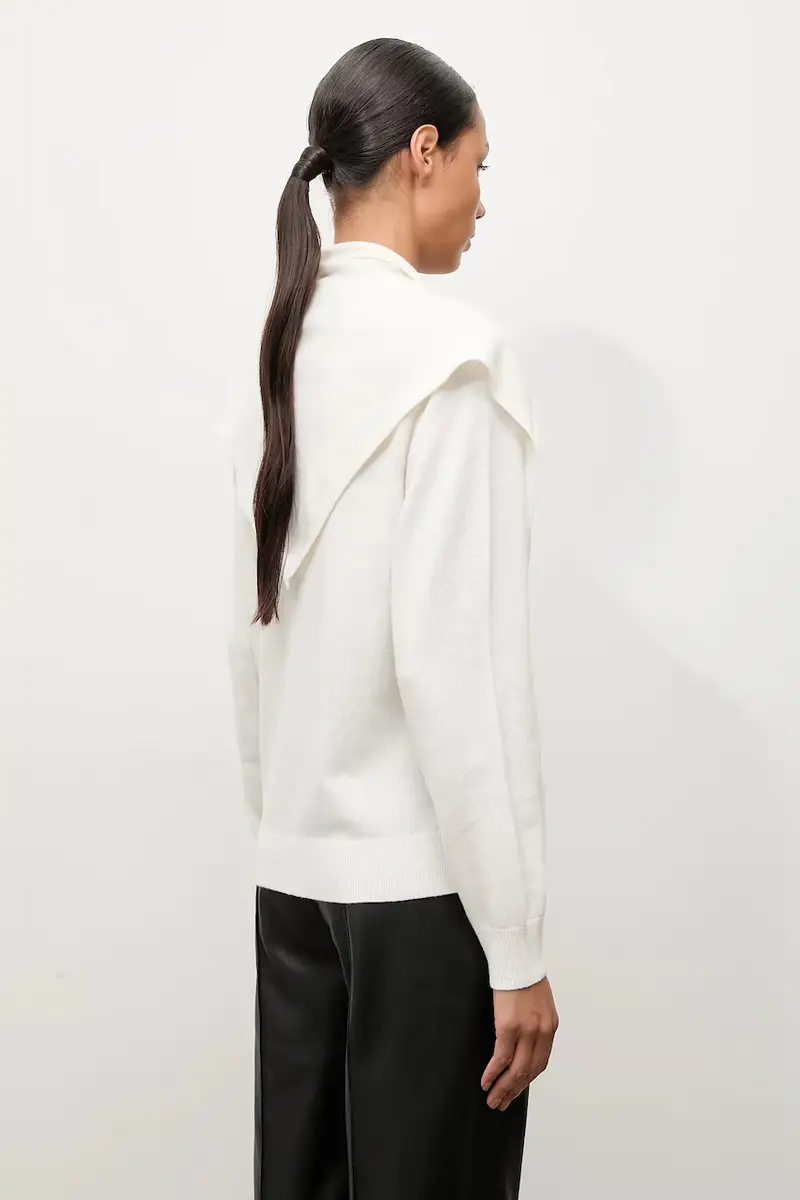 maglione in lana Beige miniatura 3