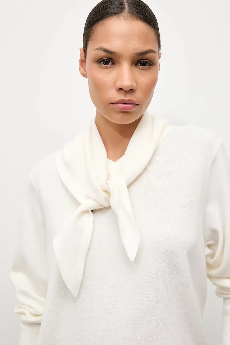 maglione in lana Beige miniatura 4