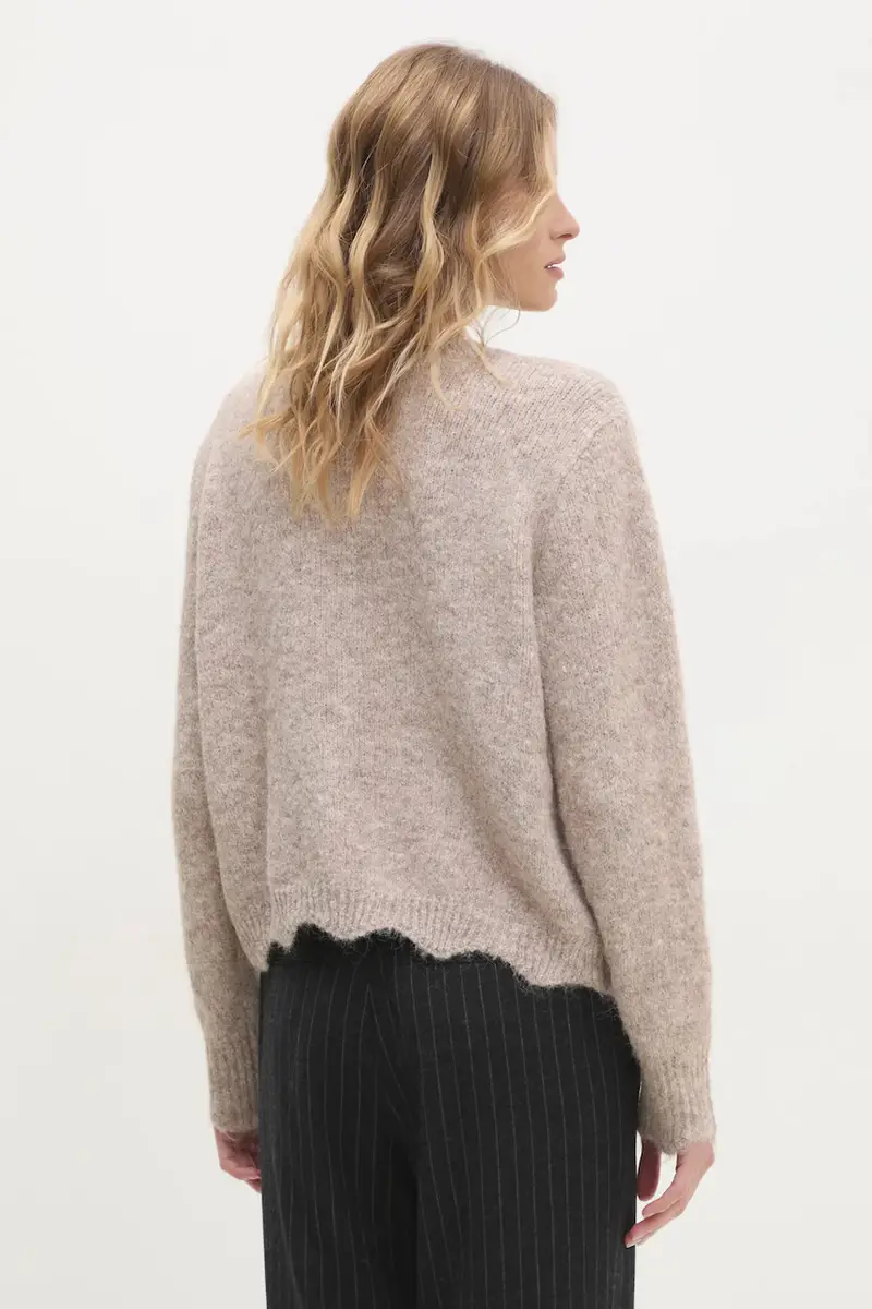 Answear.lab Maglia in lana beige miniatura 3