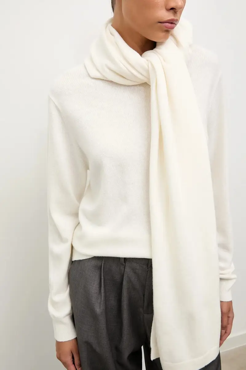 maglione in lana donna colore beige miniatura 4