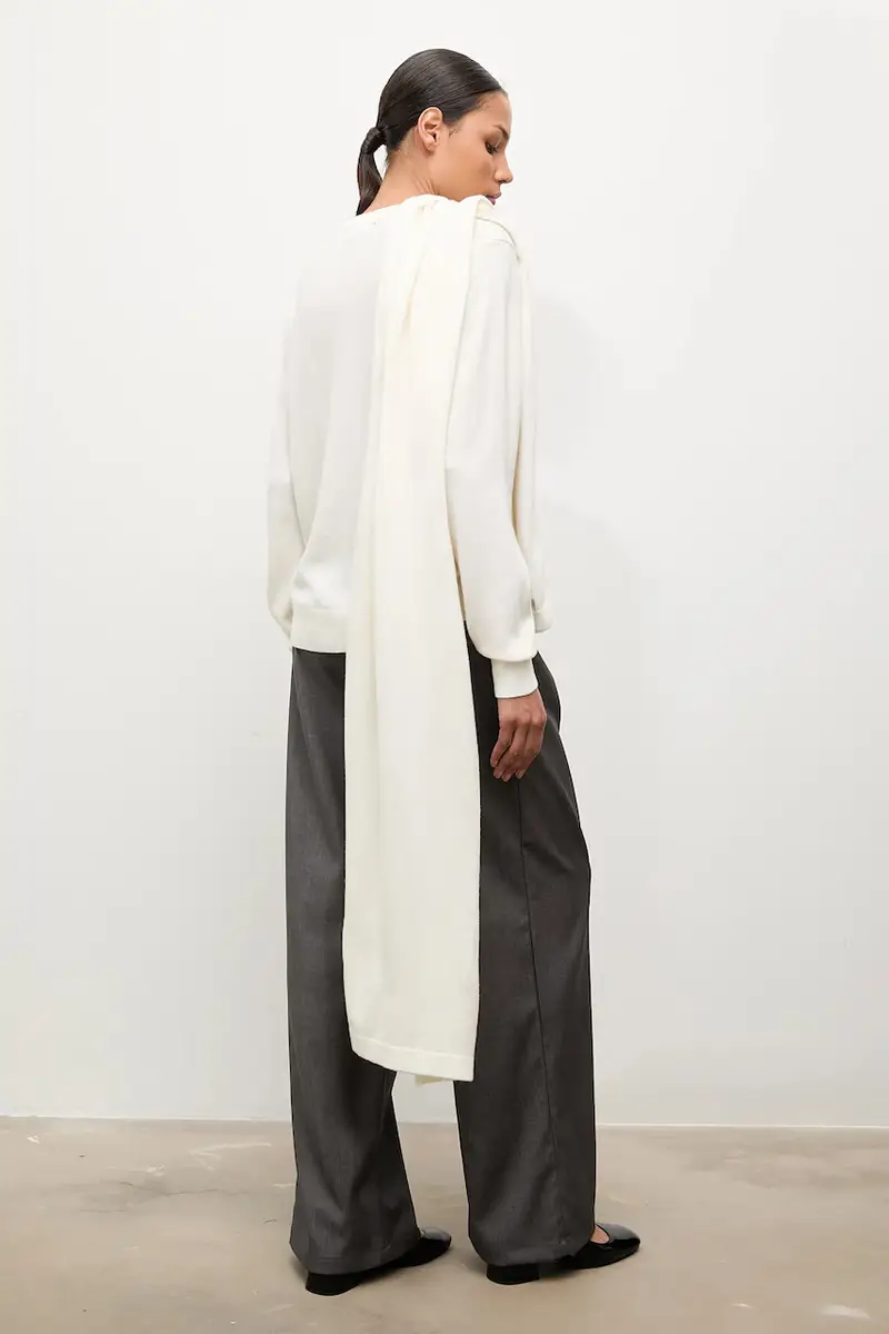 maglione in lana donna colore beige