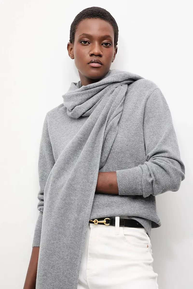 maglione in lana donna colore grigio