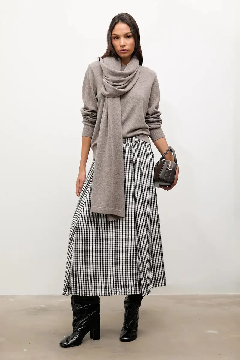 maglione in lana donna colore marrone