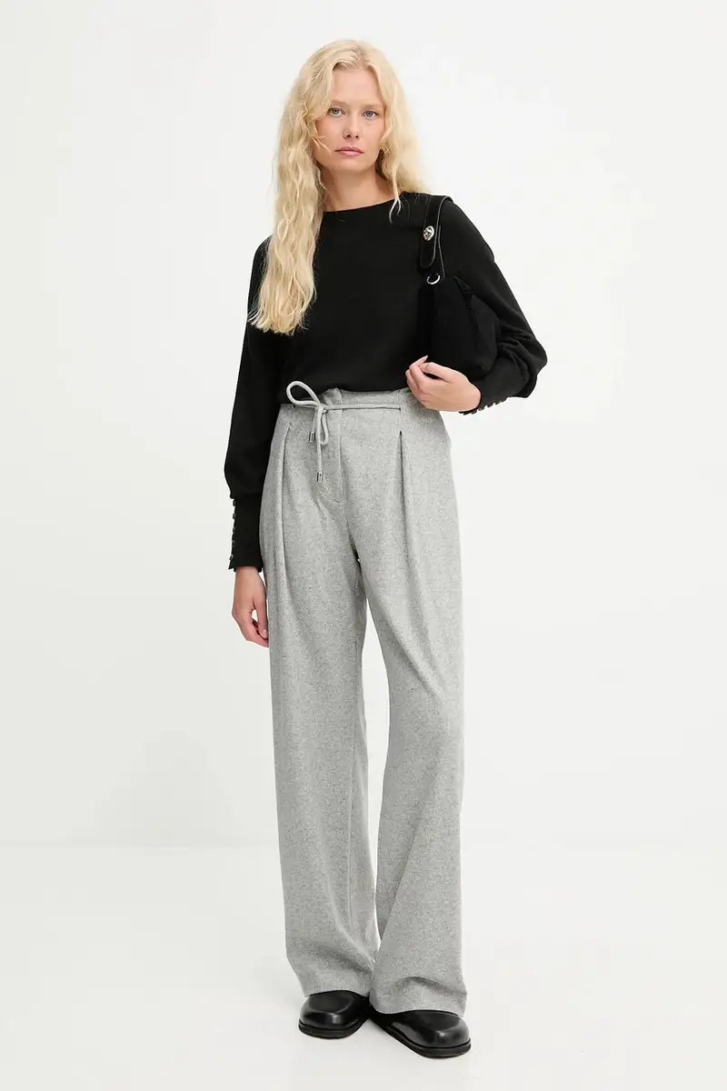 maglione in lana donna colore nero miniatura 2