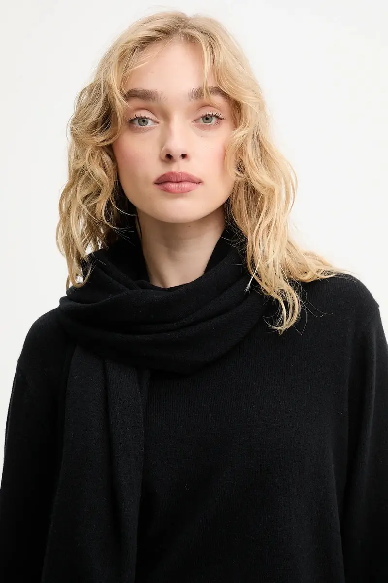 maglione in lana donna colore nero miniatura 5