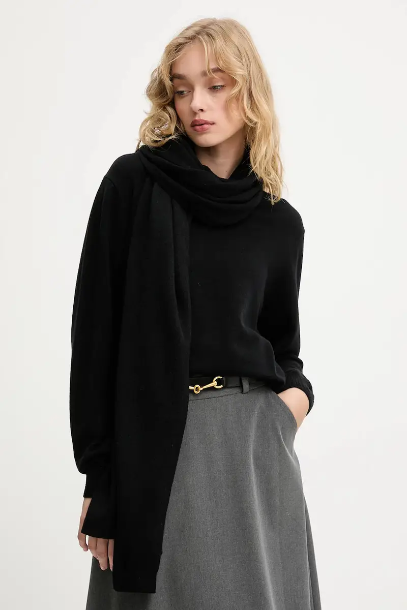 maglione in lana donna colore nero