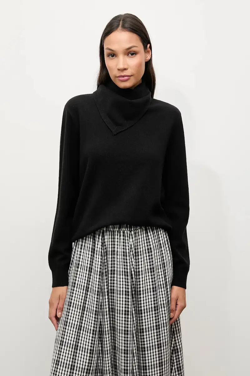 maglione in lana donna colore nero