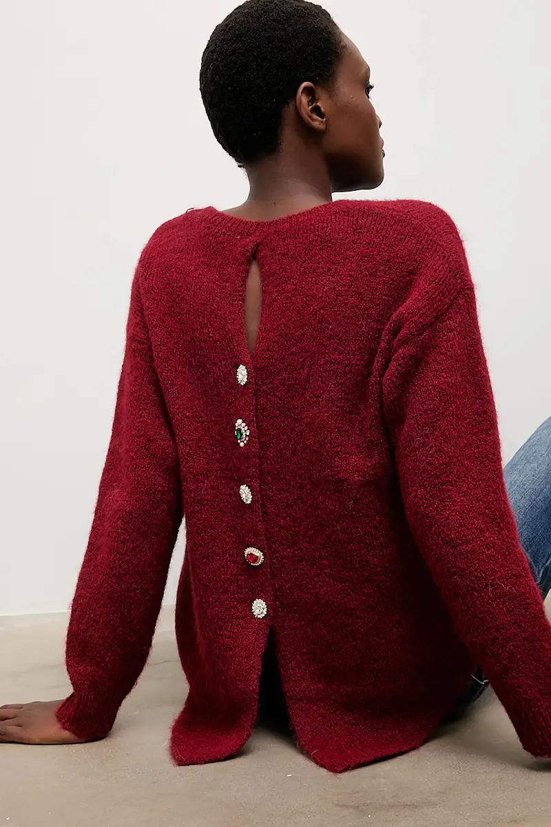 maglione in lana Granata