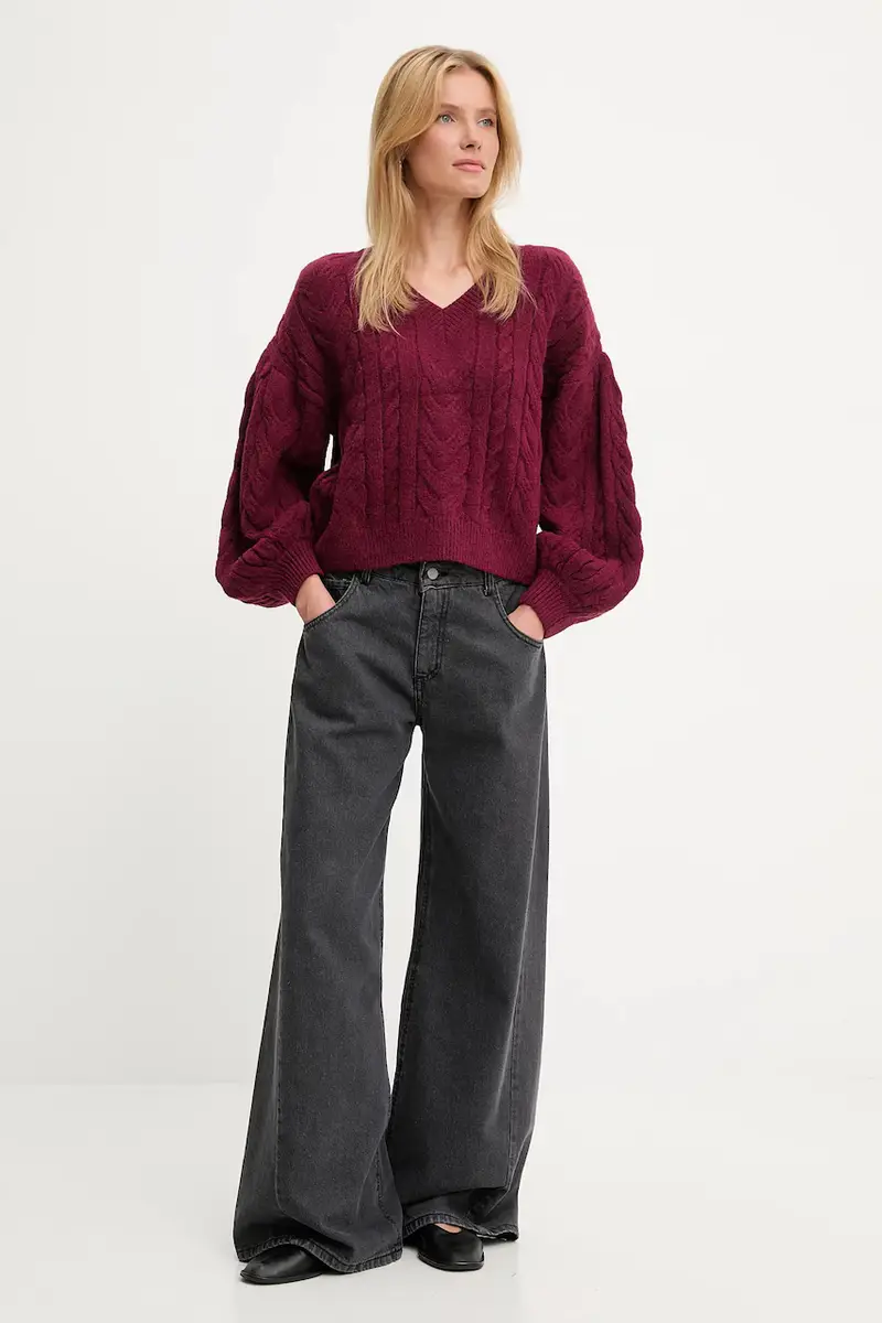 maglione in lana Granata miniatura 2