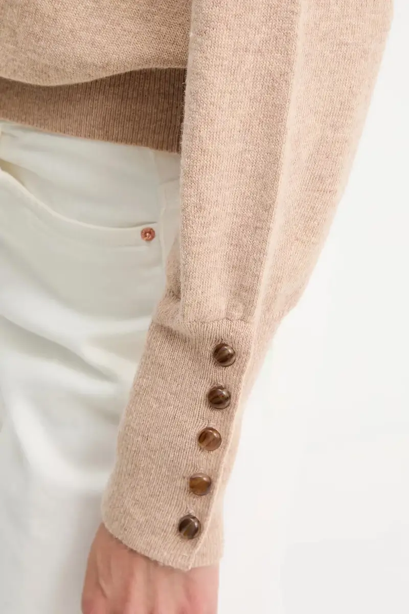 maglione in lana Marrone miniatura 5