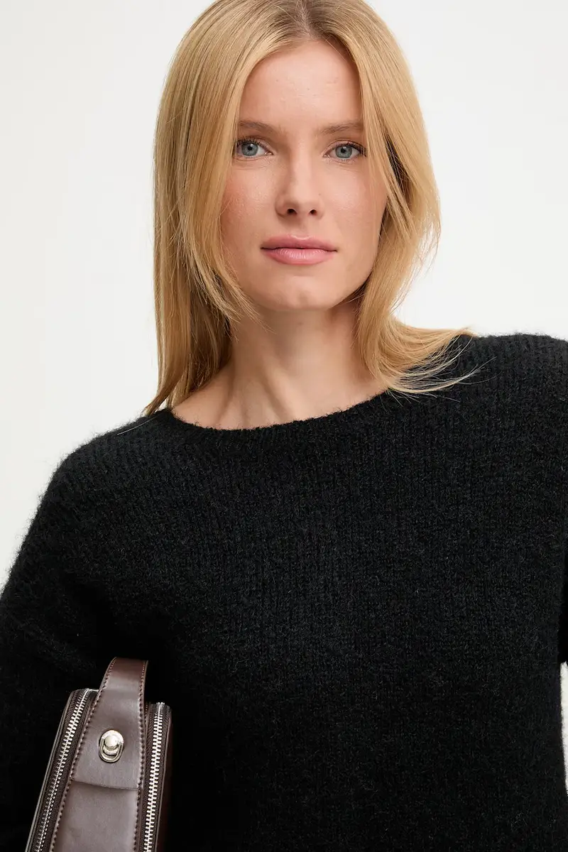 maglione in lana Nero miniatura 4