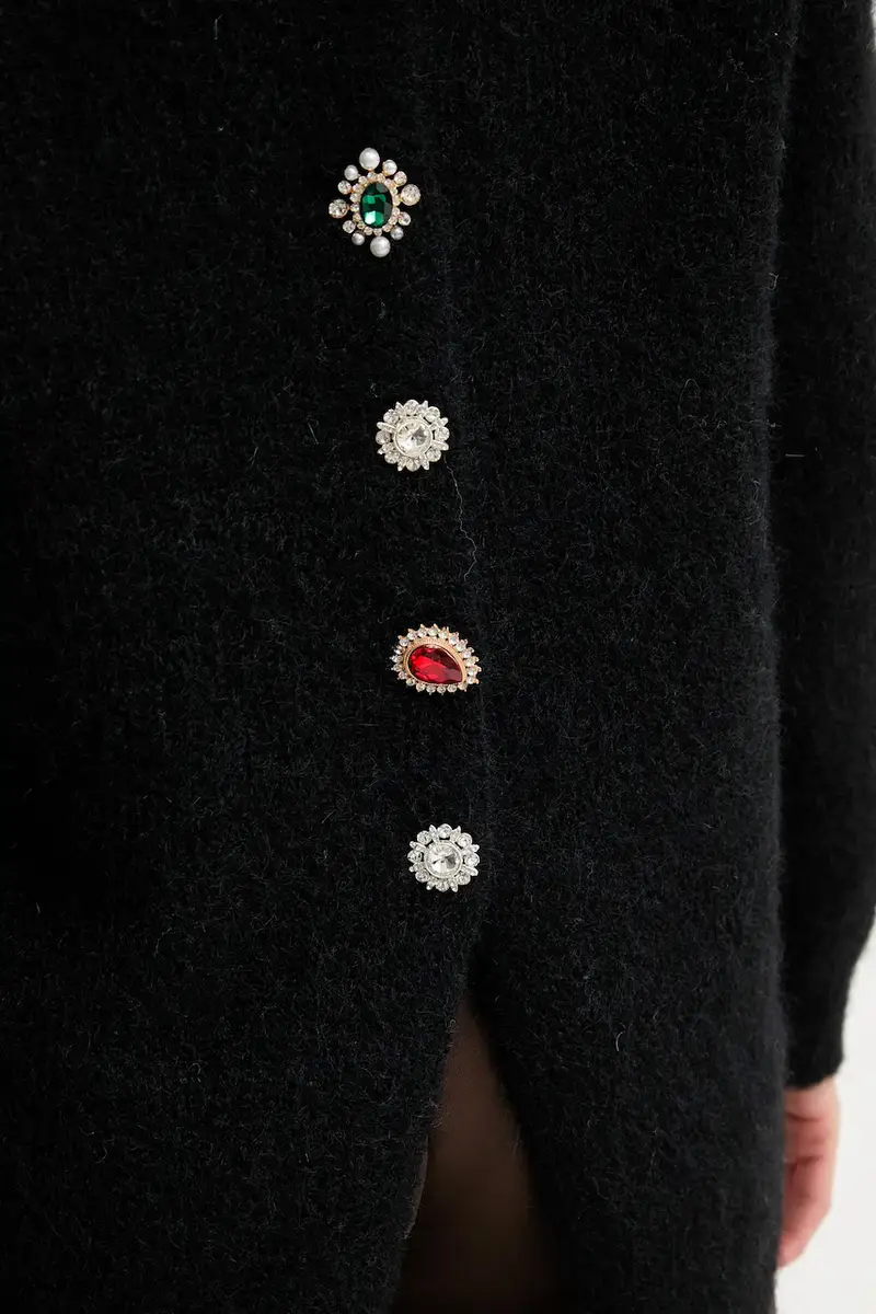 maglione in lana Nero miniatura 5