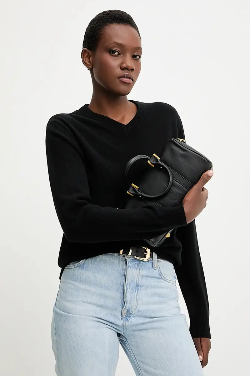 maglione in lana Nero miniatura 5