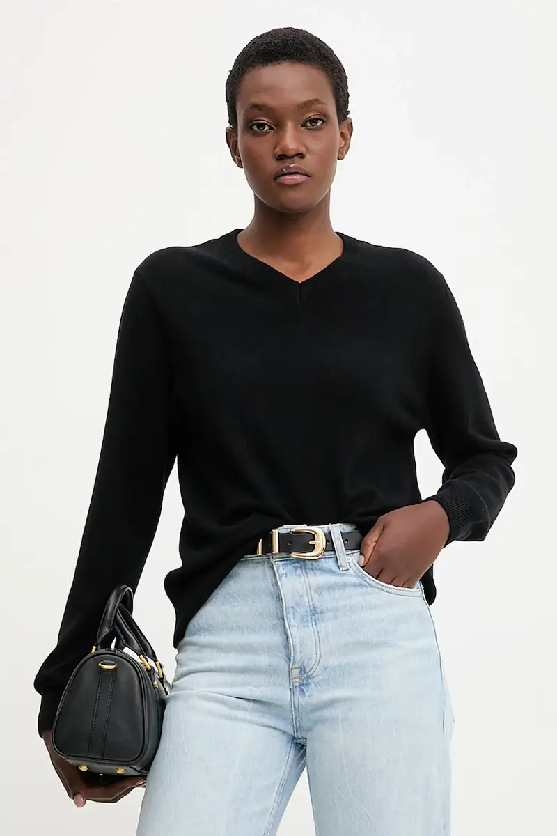 maglione in lana Nero