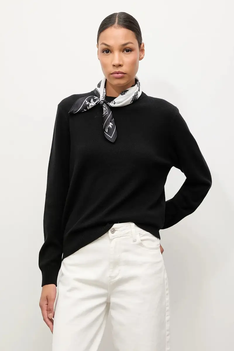 maglione in lana Nero miniatura 4