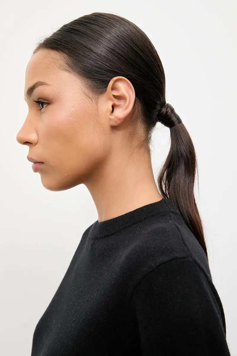 maglione in lana Nero miniatura 5