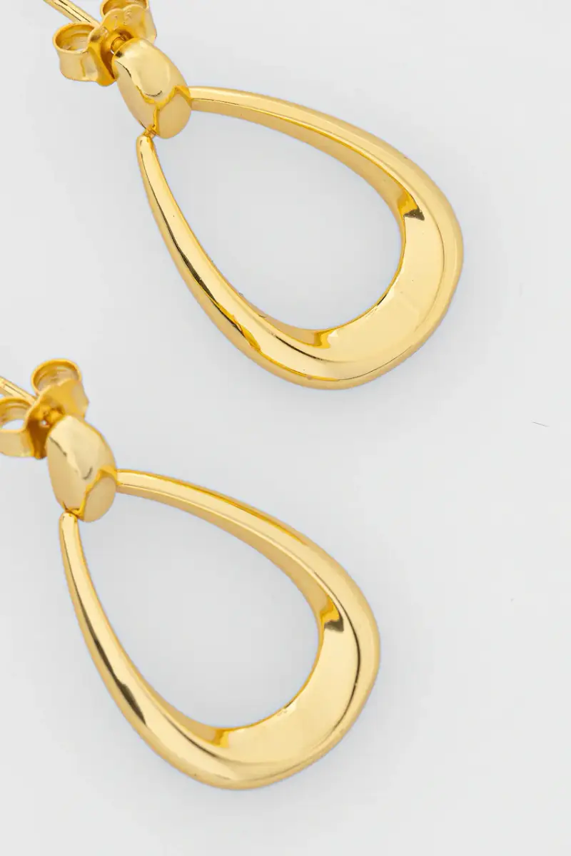 orecchini in argento placcato oro miniatura 2