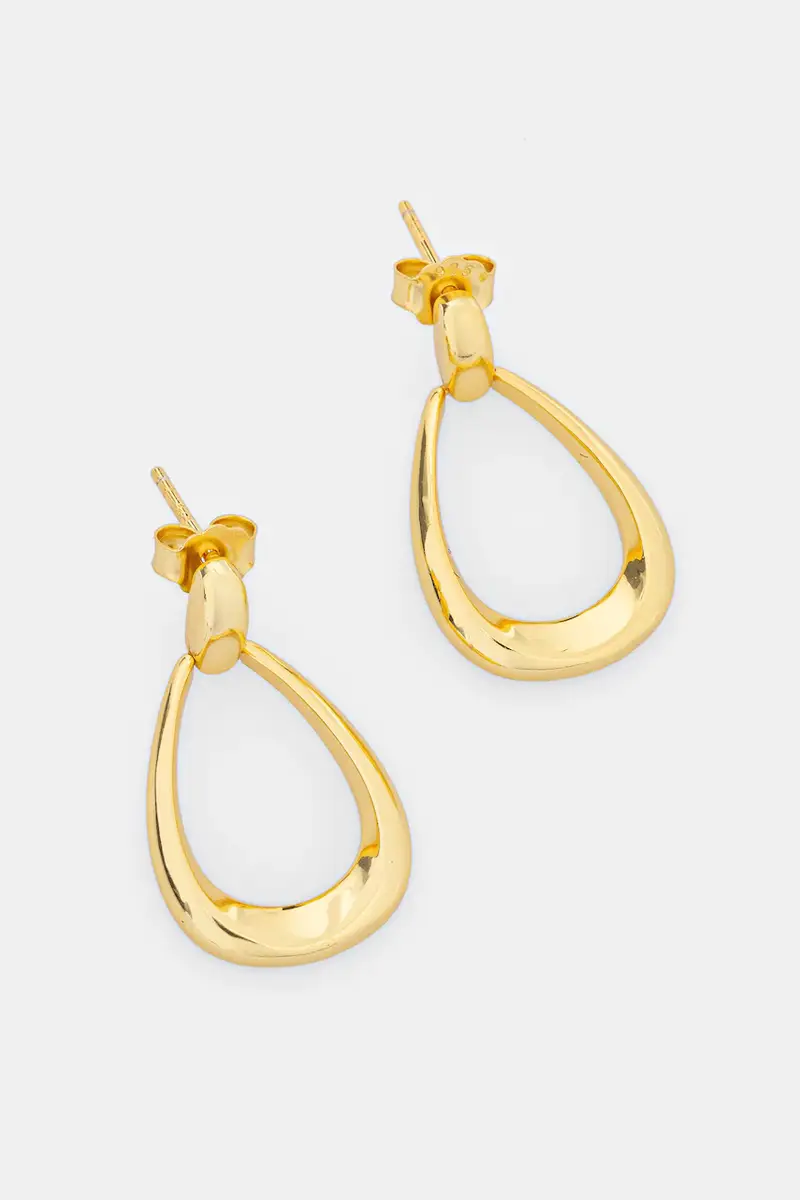 orecchini in argento placcato oro