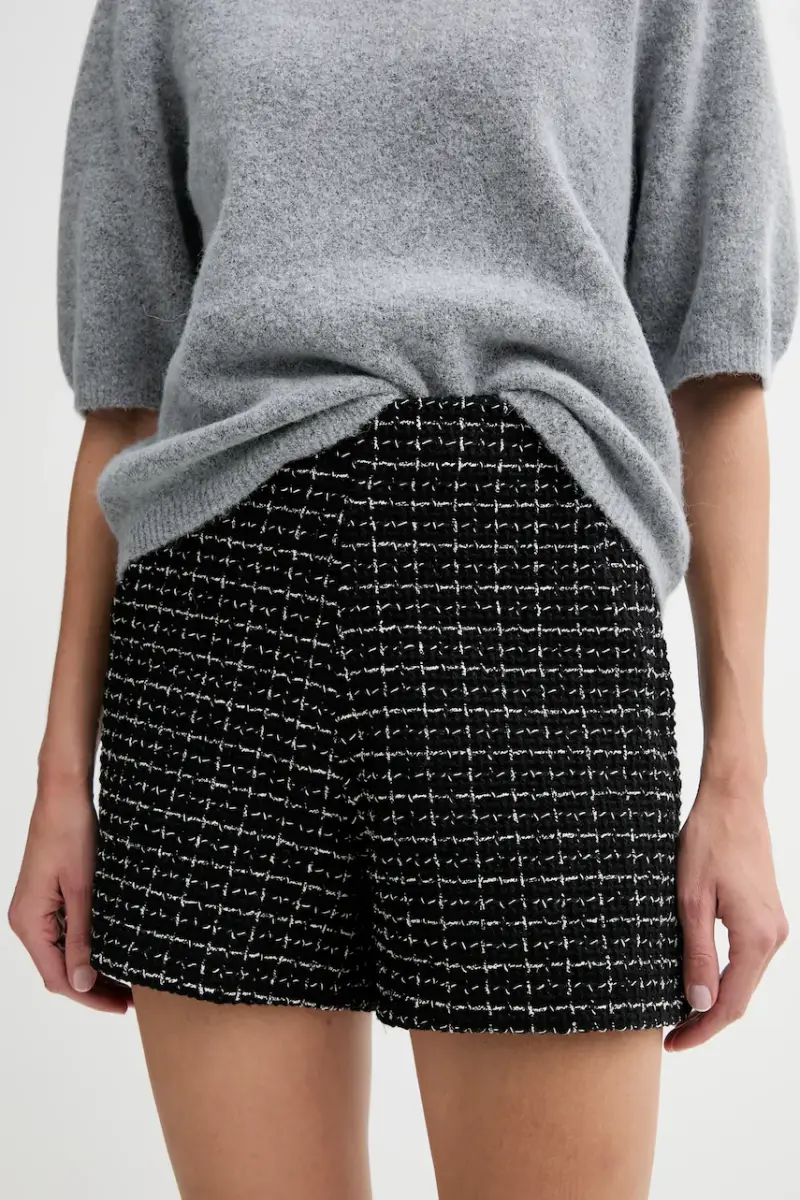 Answear.lab Pantaloncini nero con vita rialzata