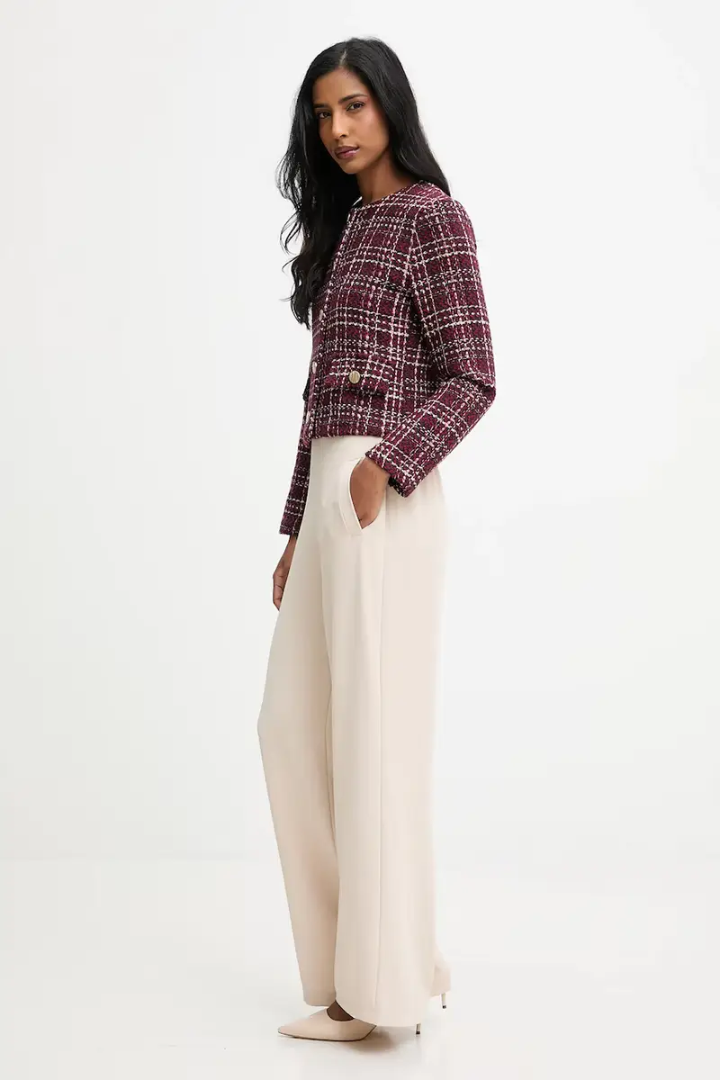 pantaloni donna colore beige miniatura 2