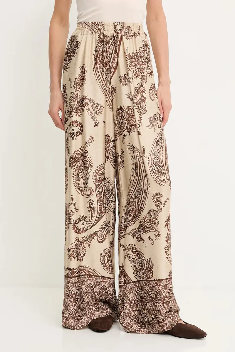 pantaloni donna colore marrone